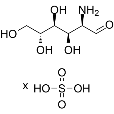 D-Glucosamine sulfate structure, CAS 29031-19-4