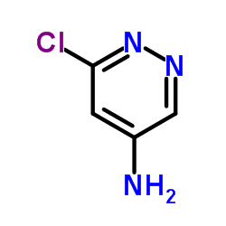 6-Chloro-4-pyridazinamine structure, CAS 29049-45-4