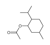 Menthyl acetate structure, CAS 29066-34-0