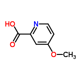 4-Methoxypyridine-2-carboxylic acid structure, CAS 29082-91-5