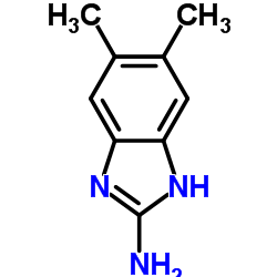 2-Amino-5,6-dimethylbenzimidazole structure, CAS 29096-75-1