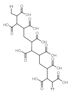 Acrylic acid maleic acid copolymer structure, CAS 29132-58-9