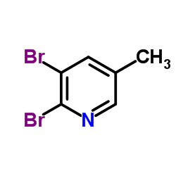 2,3-Dibromo-5-methylpyridine structure, CAS 29232-39-1