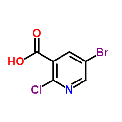 5-Bromo-2-chloronicotinic acid structure, CAS 29241-65-4