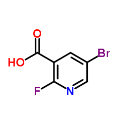 5-Bromo-2-fluoronicotinic acid structure, CAS 29241-66-5