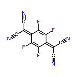 2,3,5,6-Tetrafluoro-7,7,8,8-tetracyanoquinodimethane structure, CAS 29261-33-4