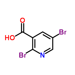 2,5-Dibromonicotinic acid structure, CAS 29312-99-0