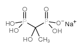 1-Hydroxyethanediphosphonic acid sodium salt structure, CAS 29329-71-3