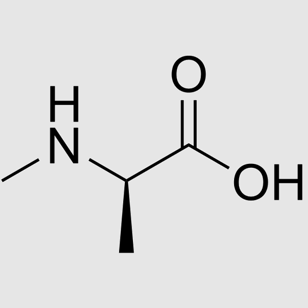 N-Methyl-D-alanine structure, CAS 29475-64-7