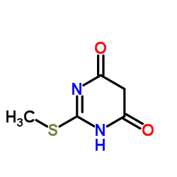 4,6-Dihydroxy-2-methythiopyrimidine structure, CAS 29639-68-7