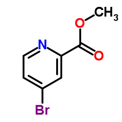 Methyl 4-bromopyridine-2-carboxylate structure, CAS 29681-42-3