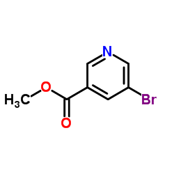 Methyl 5-bromonicotinate structure, CAS 29681-44-5