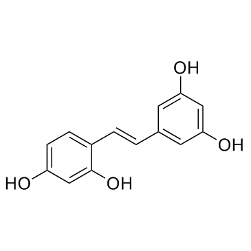 Oxyresveratrol structure, CAS 29700-22-9