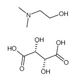2-Dimethylaminoethanol hydrogen L-(+)-tartrate structure, CAS 29870-28-8
