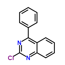 2-Chloro-4-phenylquinazoline structure, CAS 29874-83-7
