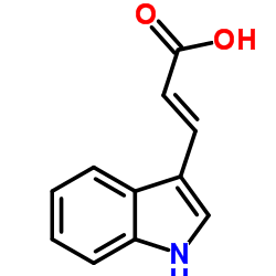 trans-3-Indoleacrylic acid structure, CAS 29953-71-7