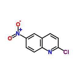 2-Chloro-6-nitroquinoline structure, CAS 29969-57-1