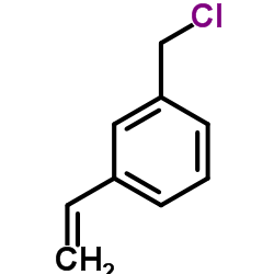 Vinylbenzyl chloride structure, CAS 30030-25-2