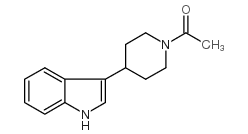1-[4-(1H-Indol-3-yl)piperidino]ethan-1-one structure, CAS 30030-83-2