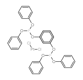 cis-Dichlorobis(triphenylphosphite)platinum(II) structure, CAS 30053-58-8