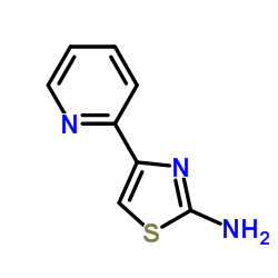 4-(Pyridin-2-yl)thiazol-2-amine structure, CAS 30235-26-8