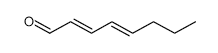 (2E,4E)-2,4-Octadienal structure, CAS 30361-28-5