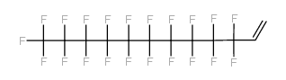 (Perfluorodecyl)ethylene structure, CAS 30389-25-4
