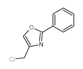 4-Chloromethyl-2-phenyl-oxazole structure, CAS 30494-97-4