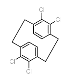 Tetrachloro[2.2]paracyclophane structure, CAS 30501-29-2