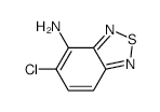 4-Amino-5-chloro-2,1,3-benzothiadiazole structure, CAS 30536-19-7