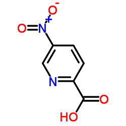 5-Nitropyridine-2-carboxylic acid structure, CAS 30651-24-2