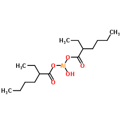 Aluminium 2-ethylhexanoate structure, CAS 30745-55-2