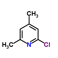 2-Chloro-4,6-dimethylpyridine structure, CAS 30838-93-8