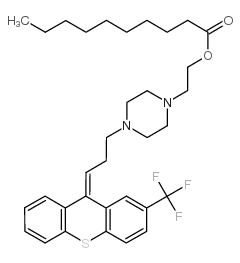 Flupentixol decanoate structure, CAS 30909-51-4