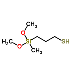 3-Mercaptopropylmethyldimethoxysilane structure, CAS 31001-77-1