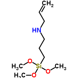 3-(N-Allylamino)propyltrimethoxysilane structure, CAS 31024-46-1