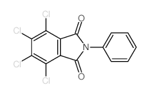 N-Phenyltetrachlorophthalimide structure, CAS 31039-74-4