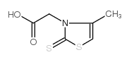 2-Mercapto-4-methyl-1,3-thiazol-5-yl-acetic acid structure, CAS 31090-12-7