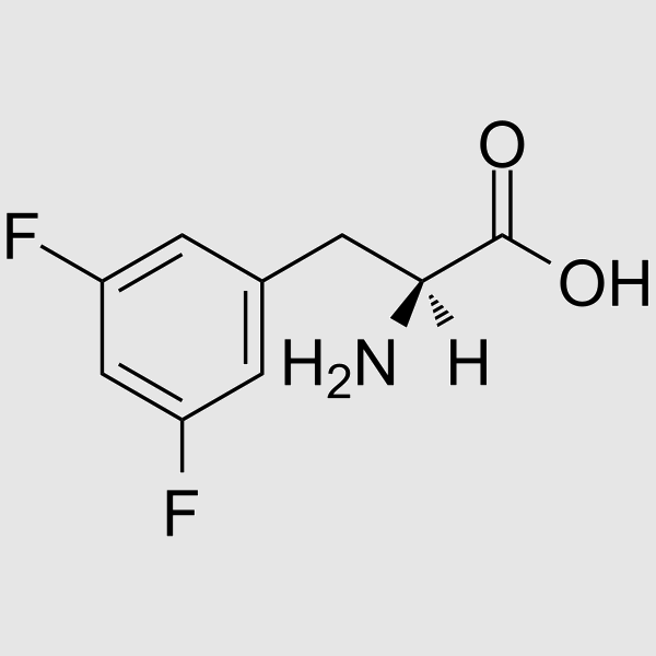 3,5-Difluoro-L-phenylalanine structure, CAS 31105-91-6