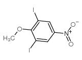 1,3-Diiodo-2-methoxy-5-nitrobenzene structure, CAS 31106-75-9