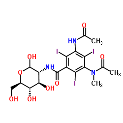 Metrizamide structure, CAS 31112-62-6
