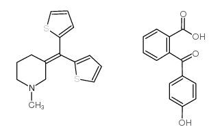 Tipepidine hibenzate structure, CAS 31139-87-4