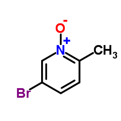 5-Methyl-5-bromopyridine-N-oxide structure, CAS 31181-64-3