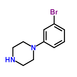 1-(3-Bromophenyl)piperazine structure, CAS 31197-30-5