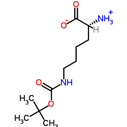 N-epsilon-Boc-D-lysine structure, CAS 31202-69-4