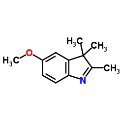2,3,3-Trimethyl-5-methoxy-3H-indole structure, CAS 31241-19-7