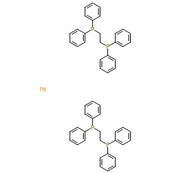 Bis[1,2-bis(diphenylphosphino)ethane]palladium(0) structure, CAS 31277-98-2