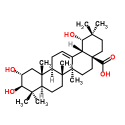 Arjunic acid structure, CAS 31298-06-3