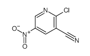 2-Chloro-5-nitronicotinonitrile structure, CAS 31309-08-7