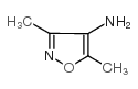 3,5-Dimethyl-4-isoxazolamine structure, CAS 31329-64-3